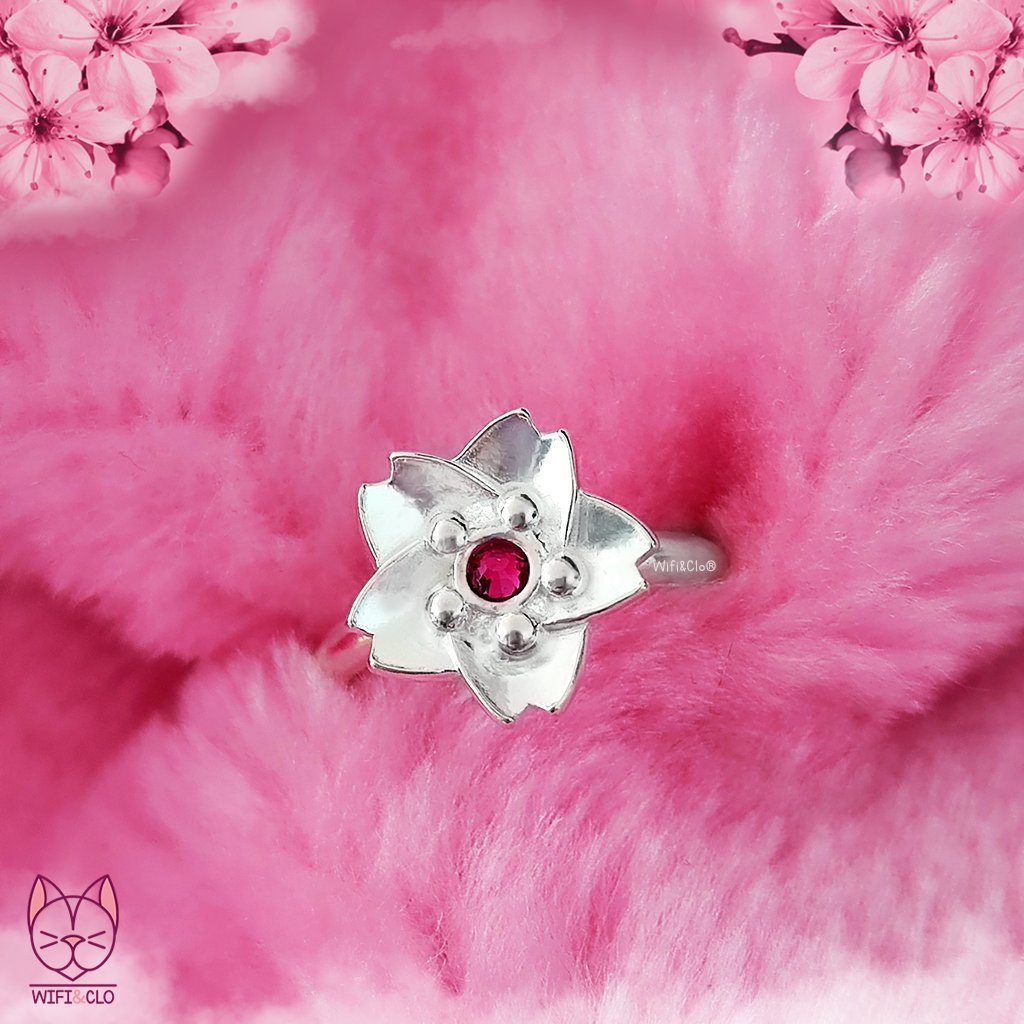 Sakura flower Ring