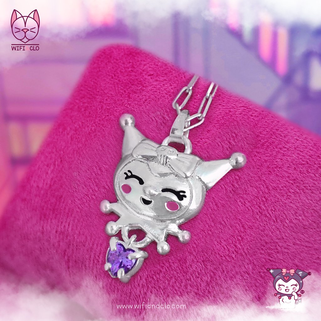 Kuromi Kawaii Necklace