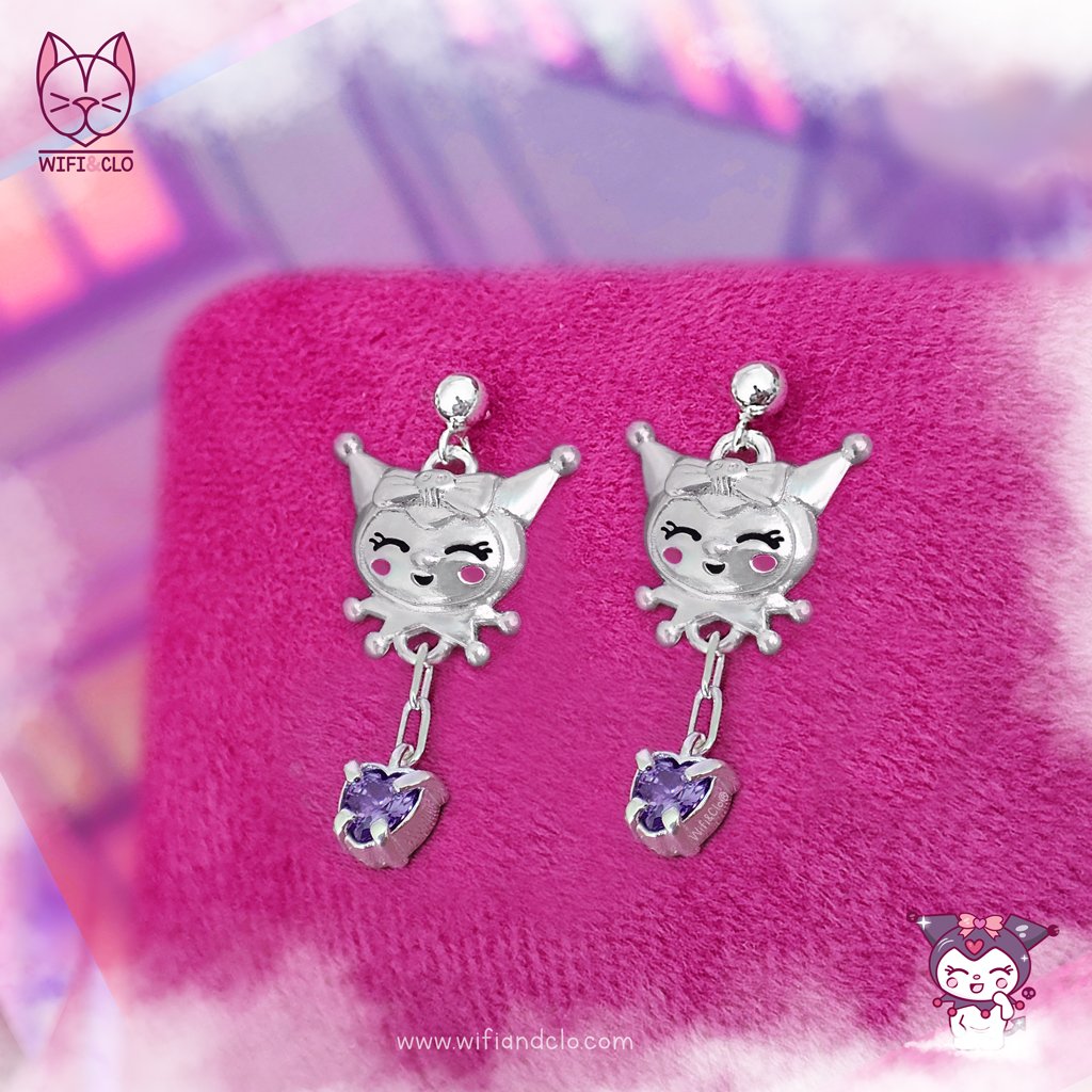 Kuromi Kawaii Earrings