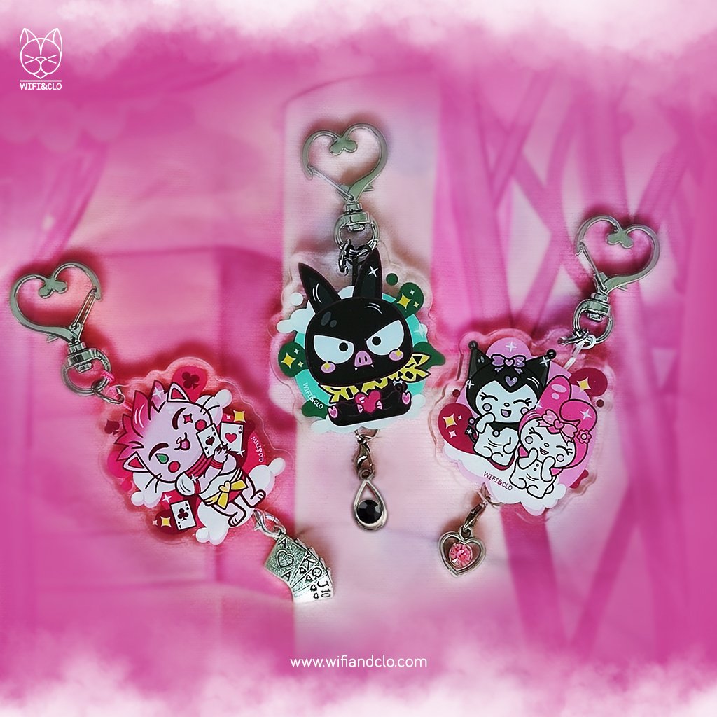 Kawaii Anime Keychain