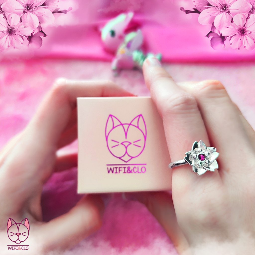 Sakura flower Ring