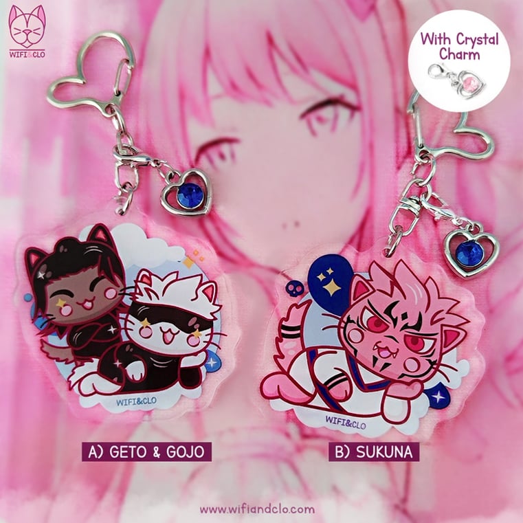 JJK Cat Keychain