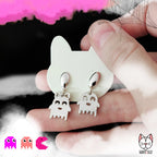 Pacman Ghost Earrings