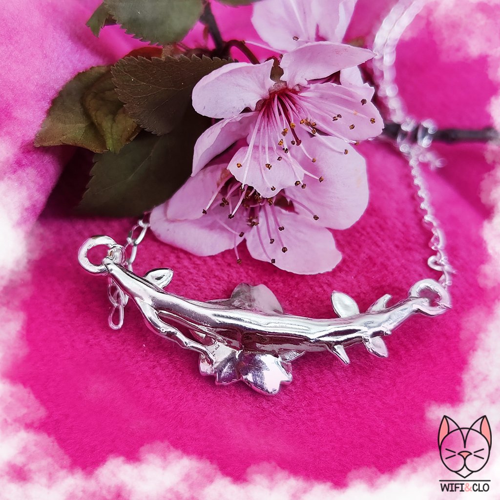 Sakura Branch Necklace