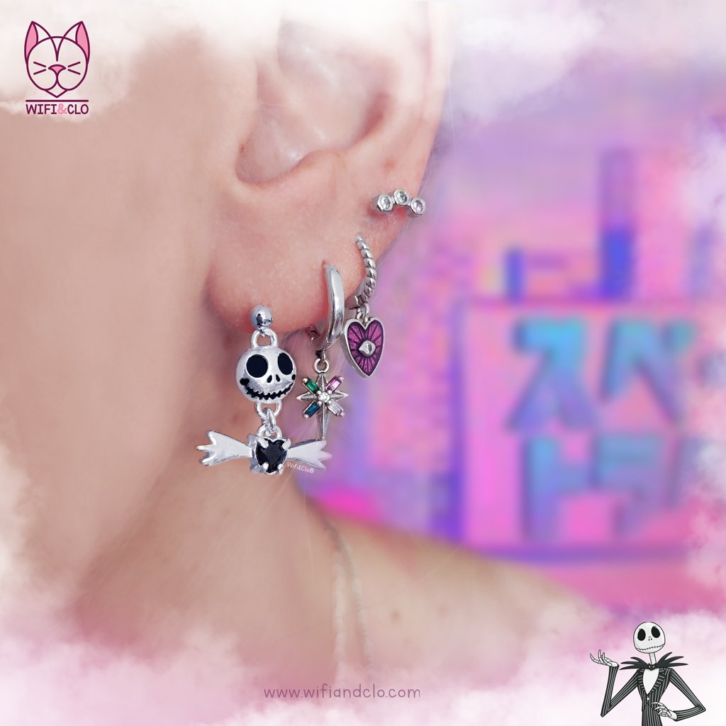 Jack Bowtie Earrings