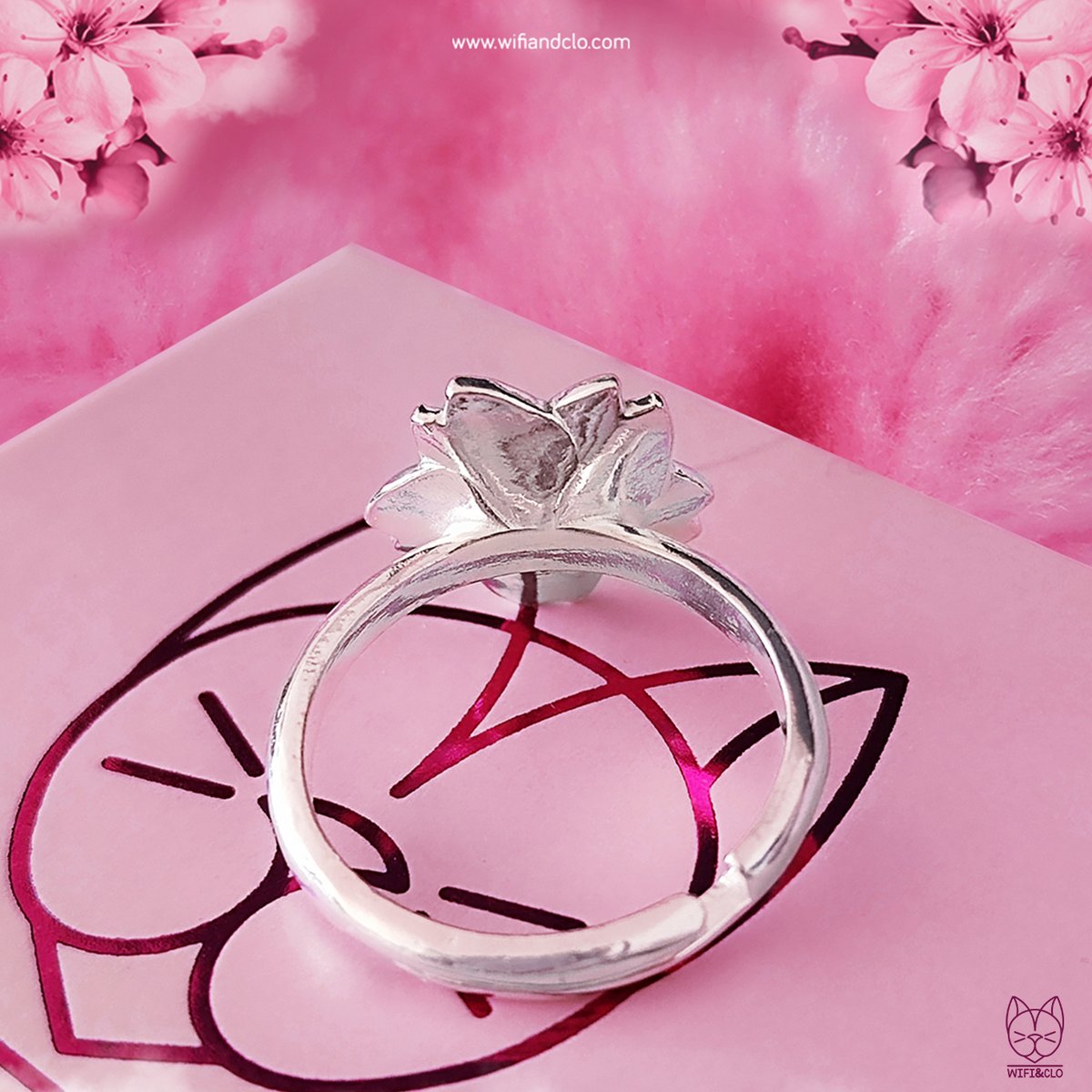 Sakura flower Ring