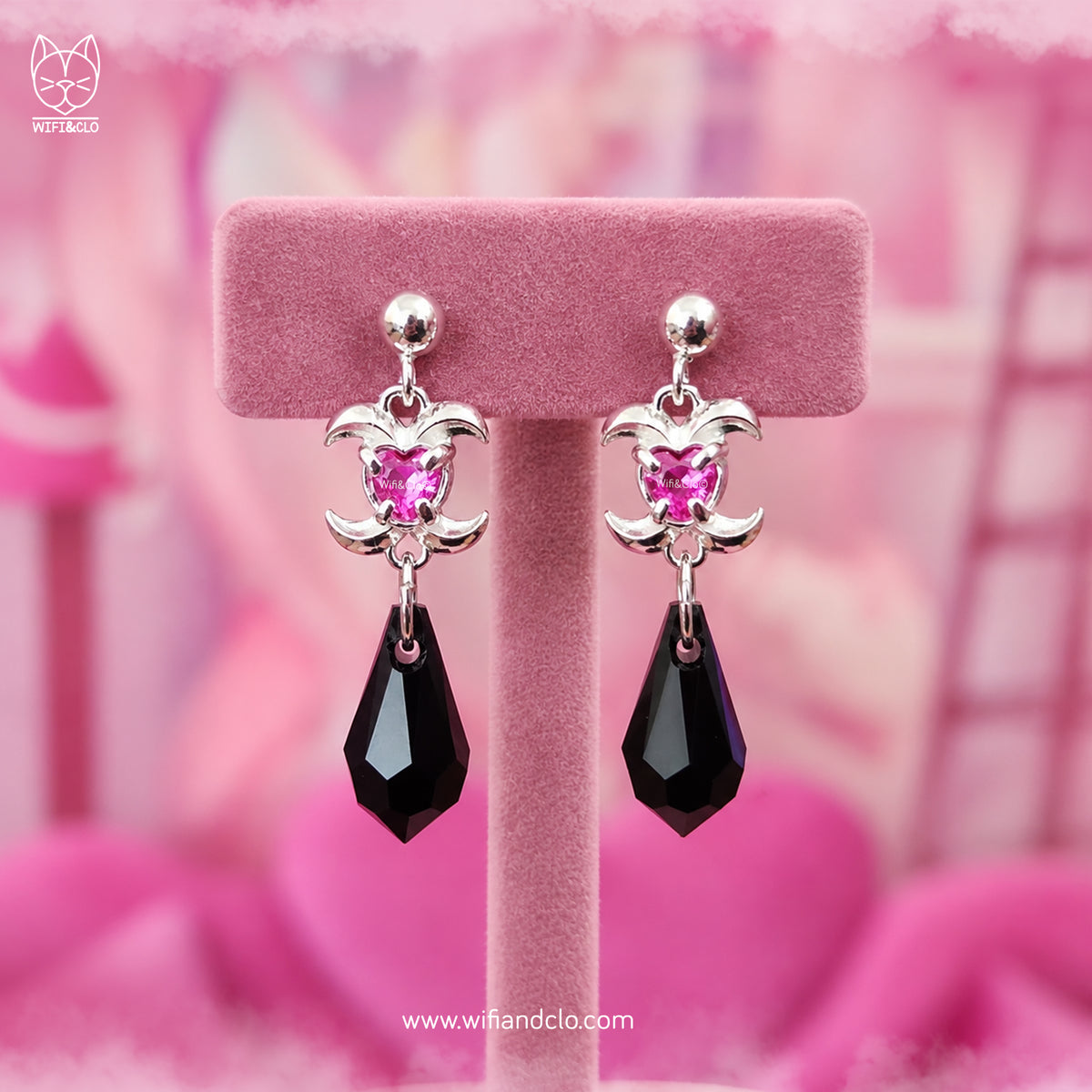 Black Lady Earrings